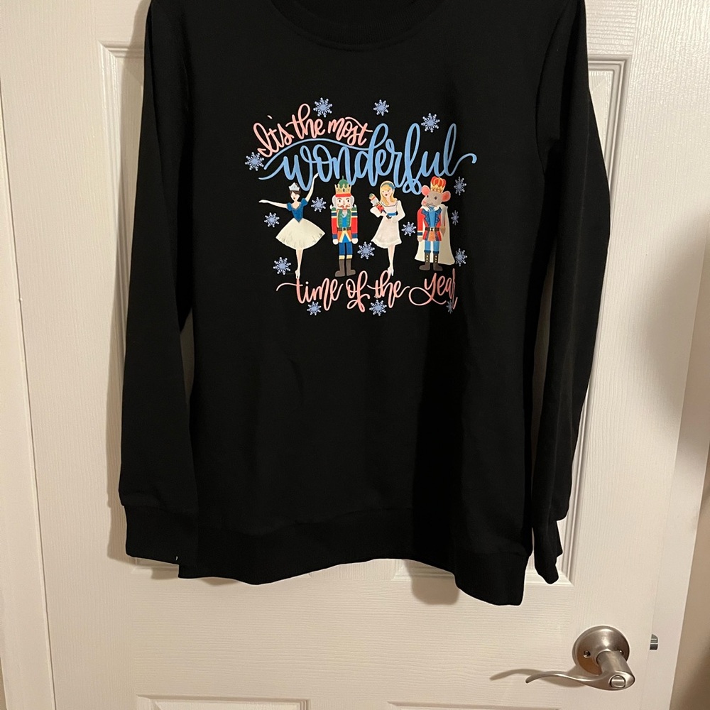 Black Holiday Long Sleeve   T-Shirt